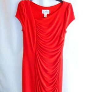 Joseph Ribkoff Red Knit Dress in Size 10